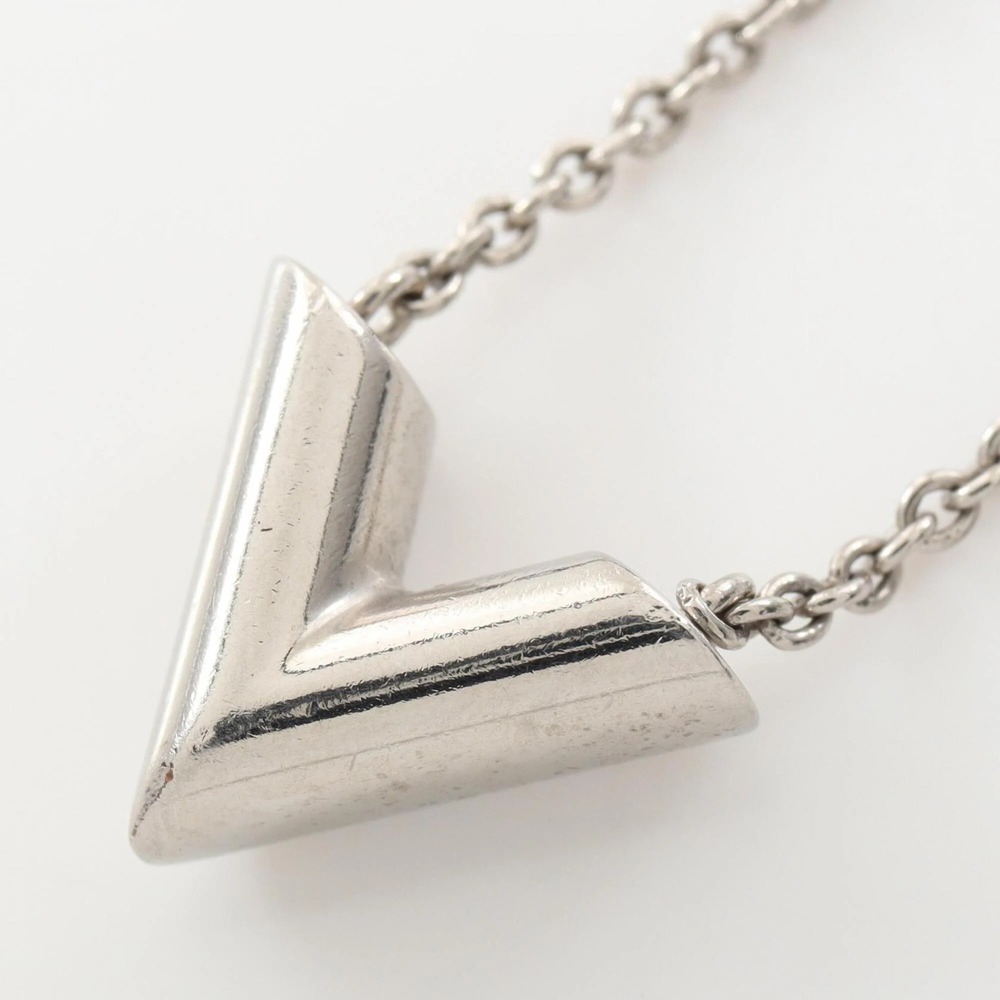 LOUIS VUITTON Silver Necklace - Picture 2 of 6